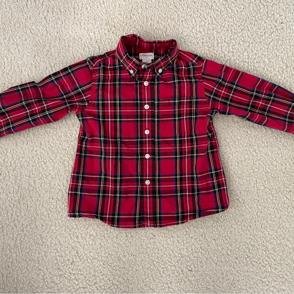 J Crew Crewcuts boys button down, sz 2